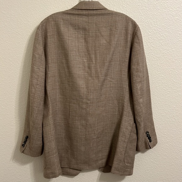 Canali Kei Linen Blend Blazer IT 56R/US 46R - Picture 2 of 14